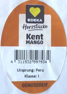 Edeka herzstucke kent mango 4311532597934 ursprung peru klasse I genussreif