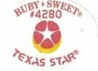 Texas star ruby sweet #4280