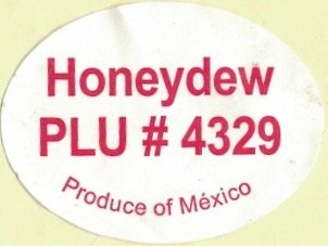 honeydew plu #4329 produce of mexico
