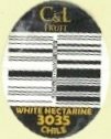 C&L Fruit white nectarine 3035 chile
