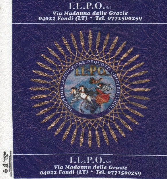 I.l.p.o. industria lavorazione prodotti ortofrutticoli I.l.p.o. srl via madonna delle grazie 04022 fondi lt