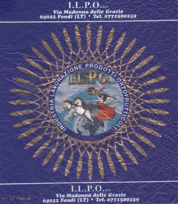 I.l.p.o.di srl via madonna delle grazie 04022 fondi lt industria lavorazione prodotti ortofrutticoli