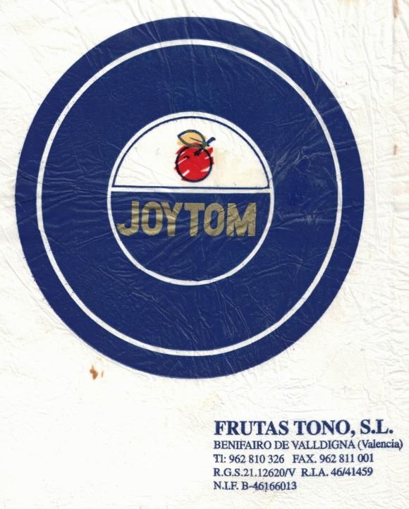 joytom frutas tono sl benifairo de valldigna valencia