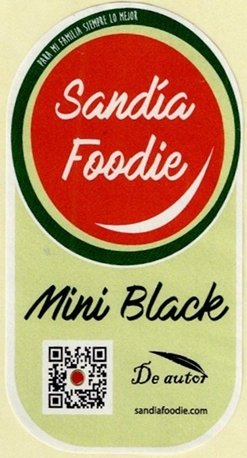 sandia foodie mini black de autor sandiafoodie.com para mi familia siempre lo mejor
