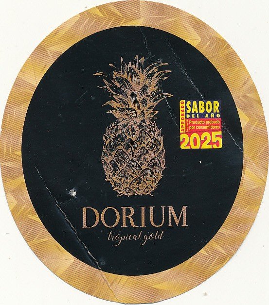 Dorium tropical gold sabor 2025 extra sweet pineapple product of panama 8436575110608