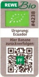Rewe bio #4238 naturland ursprung: peru hier banane zuruckverfolgen ff