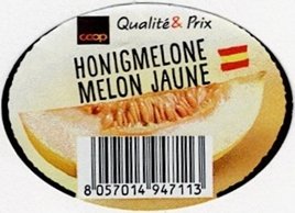 Coop qualite & prix honigmelone melon jaune 8057014947113