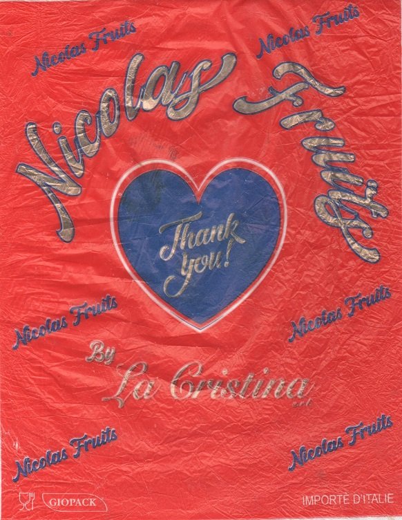 Thank you nicolas fruits by la cristina srl importe d italie