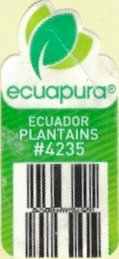 Ecuapura ecuador plantains #4235