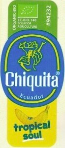 Chiquita organic bio ec-bio-140 ecuador agriculture #94232 ecuador tropical soul