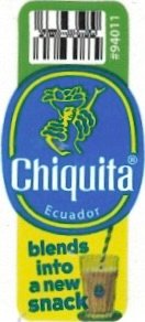 Chiquita #94011 ecuador blends into a new snack