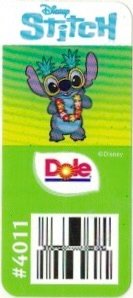 Dole disney stitch #4011
