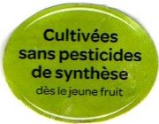 cultivees sans pesticides de synthese des le jeune fruit
