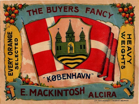 kobenhavn the buyers fancy everi oranges selected  heavy weights e mackintosh alcira