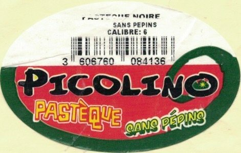 Picolino pasteque noir sans pepins calibre: 6 36067600841365 3606760011309 pasteque sans pepins