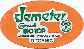 Demeter carmel bio top produce of israel organic
