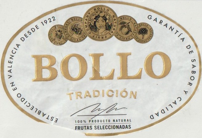 bollo tradicion 100% producto natural frutas seleccionadas