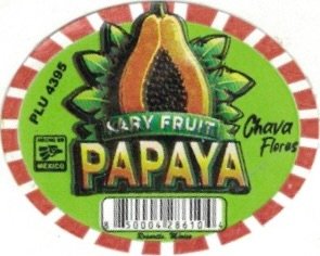 Kary Fruit plu 4395 chava flores papaya 850004286104