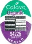 Calavo organic 94225 emp 263. mexico