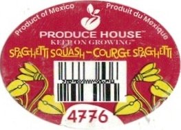 Produce House product of mexico produit du mexique keep on growing spaghetti squash courge spaghetti 4776