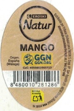 Eroski Natur mango origen espana (malaga) 8480010281286
