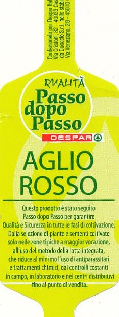 Despar passo dopo passo aglio rosso