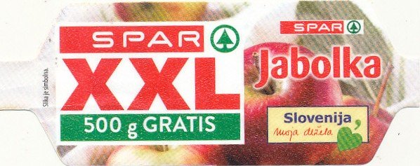 spar xxl jabolka slovenija