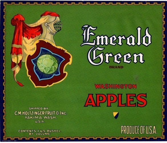 emerald green produce of usa
