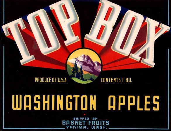 top box produce of usa