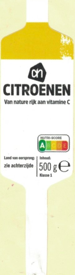 AH citroenen van nature rijk aan vitamine c