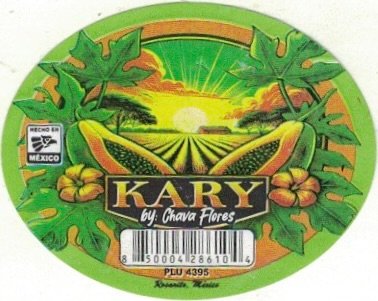Kary by: chava flores 850004286104 plu 4395