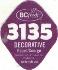 BC Fresh 3135 decorative gourd/courge product / produit du canada bcfresh.ca
