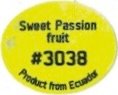 sweet passion fruit #3038 product from ecuador