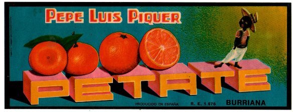 petate pepe luis piquer re 176 burriana producido en espana