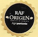 Raf origen tomate de almeria agroponiente