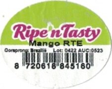 Ripe n Tasty mango rte oorsprong brazilie 8720618845160