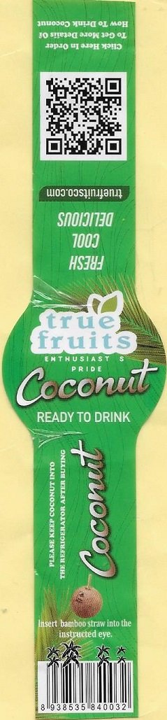 Coconut true fruits truefruitsco.com 8938535840032