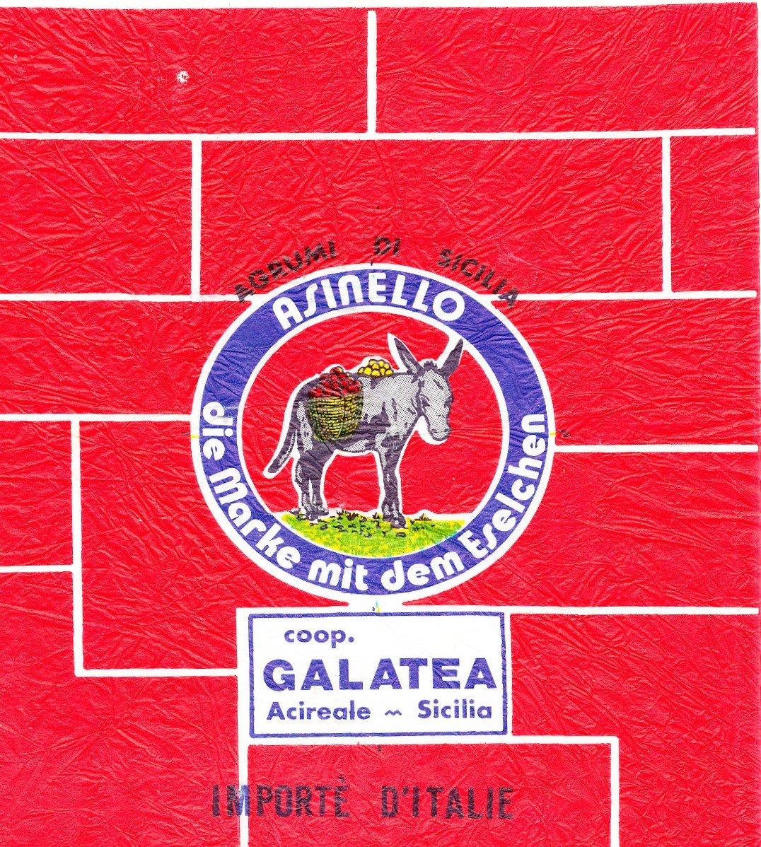 asinello die marke mit dem eselchen agrumi di sicilia coop galatea acireale sicilia importe d italie