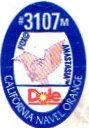 Dole #3107m fox anastasia california navel orange