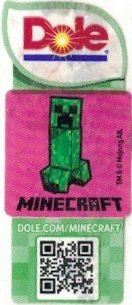 Dole Minecraft tm & c mojang ab. dole.com/minecraft