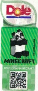 Dole Minecraft tm & c mojang ab. dole.com/minecraft
