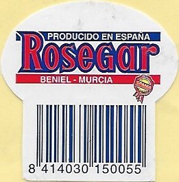Rosegar producido en espana beniel murcia 8414030150055