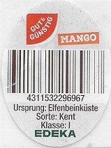 Edeka mango 4311532296967 ursprung elfenbeinkuste sorte: kent