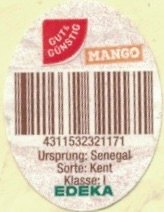 Edeka gut & gunstig mango 4311532321171 ursprung: senegal sorte: kent klasse: l  edeka