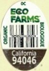 Eco Farms oc organic biologique california 94046