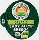 Whole foods market sourced for good organic lady alice 693604 usda usa