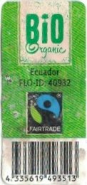 Fairtrade bio organic ecuador flo-id: 40932 4335619493513