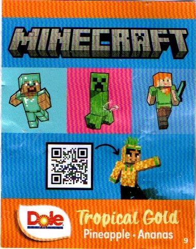 dole minecraft tropical gold c9 4014071051164 product of costa rica