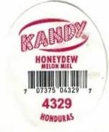 Kandy honeydew melon miel 907375043297 4329 honduras