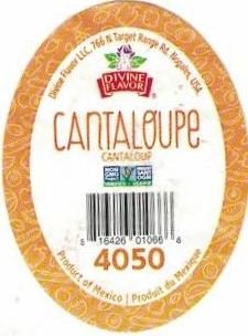 Divine flavor cantaloupe cantaloup 816426010664 4050 product of mexico